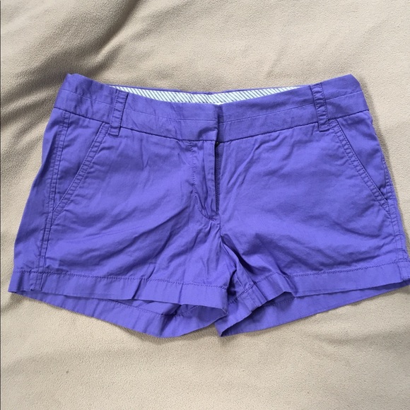 Purple J Crew shorts - Picture 1 of 2